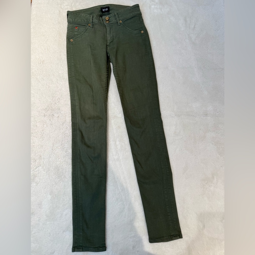 Hudson Jeans Olive Green Denim